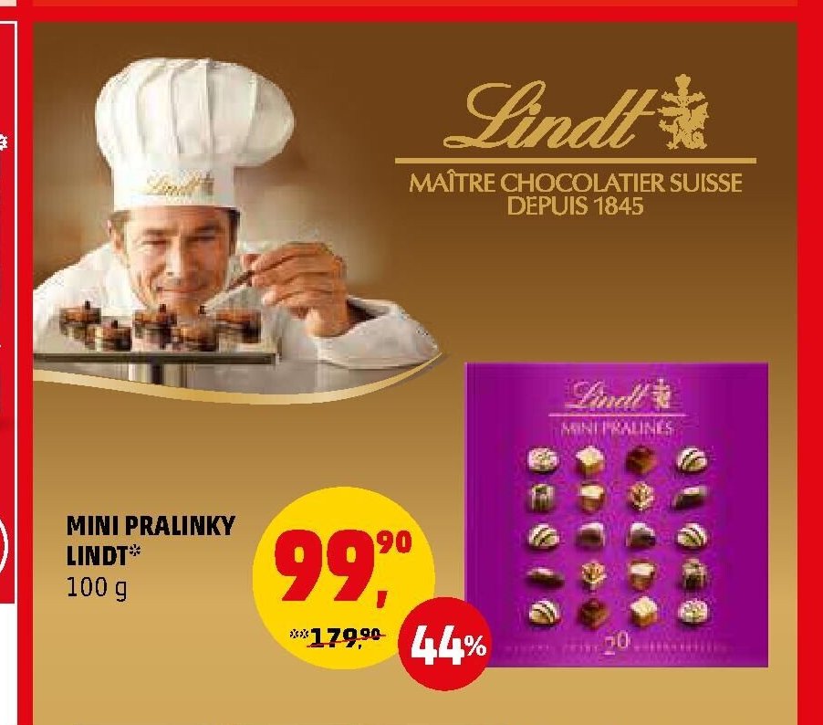 Mini pralinky Lindt