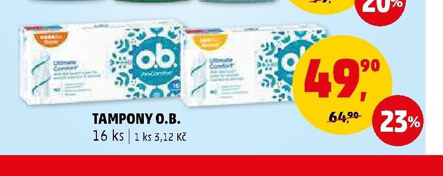 TAMPONY O.B.