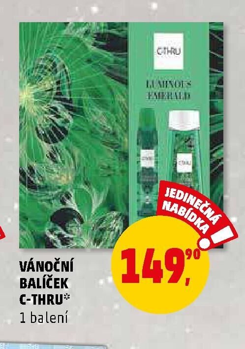 VÁNOČNÍ BALÍČEK C-THRU