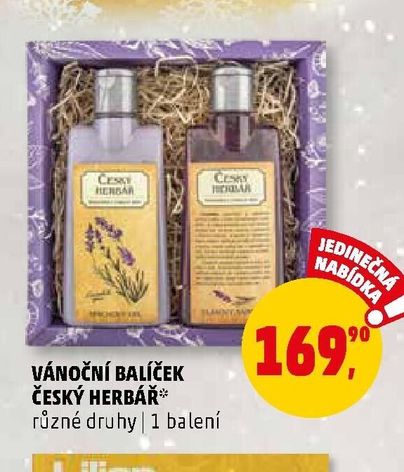 VÁNOČNÍ BALÍČEK ČESKÝ HERBÁŘ
