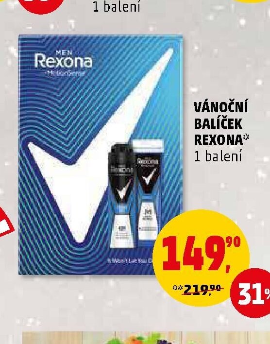 VÁNOČNÍ BALÍČEK REXONA