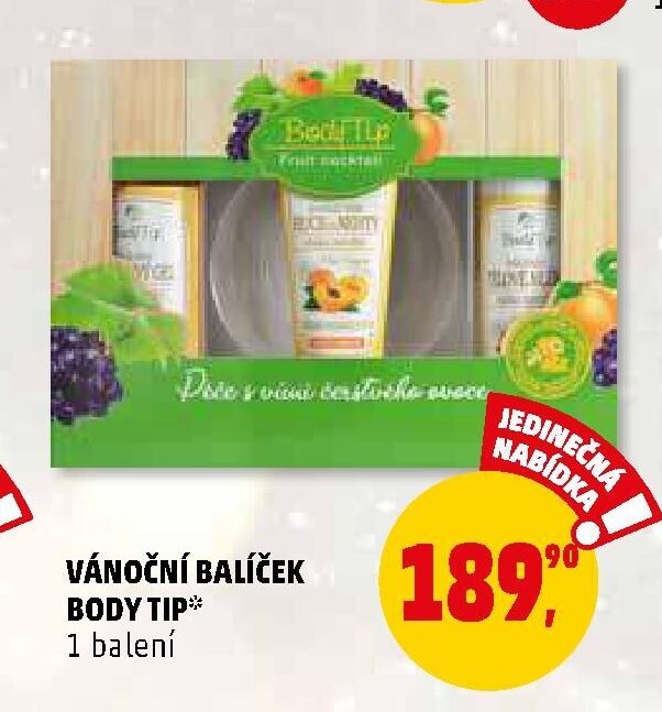 VÁNOČNÍ BALÍČEK BODY TIP