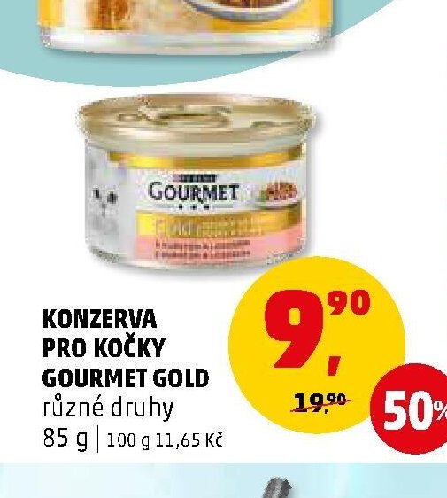KONZERVA PRO KOČKY GOURMET GOLD