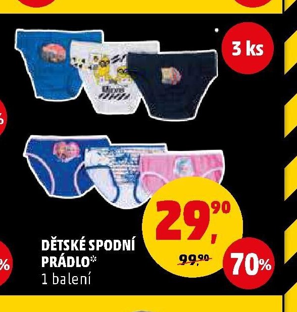 Dětské spodní prádlo