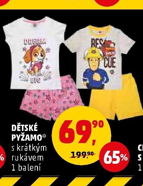 Dětské pyžamo