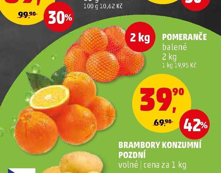 POMERANČE balené 2 kg