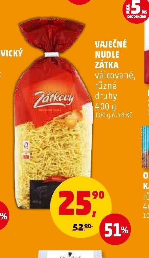 VAJEČNÉ NUDLE ZÁTKA