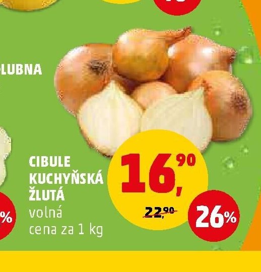 CIBULE KUCHYŇSKÁ ŽLUTÁ