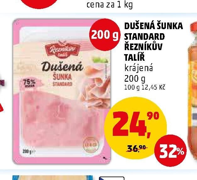 Dušená šunka standard Řezníkův talíř