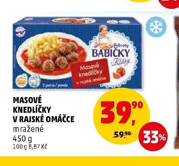Masové knedlíčky v rajské omáčce