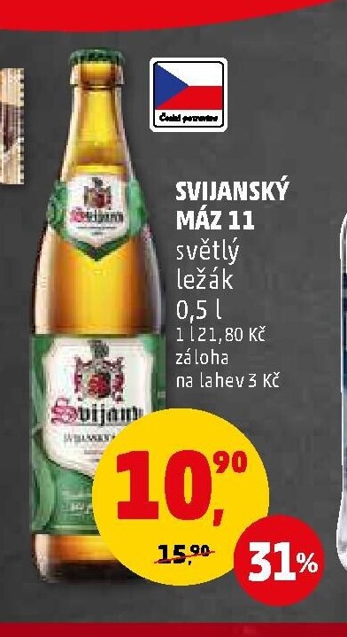Svijanský Máz 11 světlý ležák