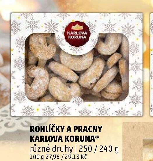 ROHLÍČKY A PRACNY KARLOVA KORUNA