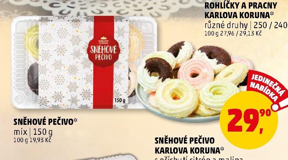 SNĚHOVÉ PEČIVO MIX