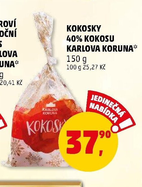 KOKOSKY 40% KOKOSU KARLOVA KORUNA