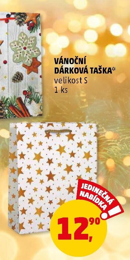 VÁNOČNÍ DÁRKOVÁ TAŠKA