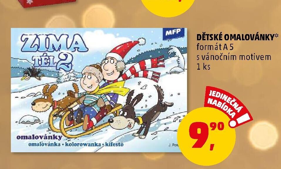 DĚTSKÉ OMALOVÁNKY