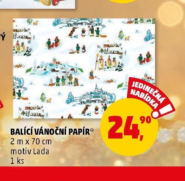 BALICÍ VÁNOČNÍ PAPÍR
