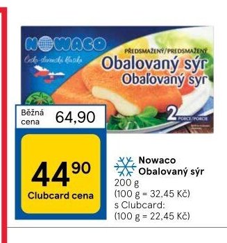 Nowaco Obalovaný sýr 200 g