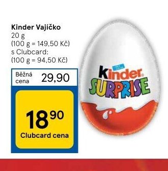 Kinder Vajíčko 20 g