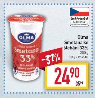 Olma Smetana ke šlehání 33%