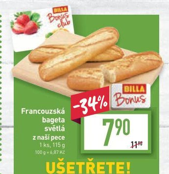 Francouzská bageta světlá