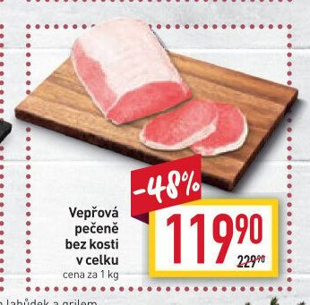 Vepřová pečeně bez kosti v celku