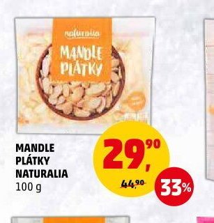 MANDLE PLÁTKY NATURALIA
