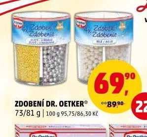 ZDOBENÍ DR. OETKER