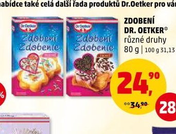 ZDOBENÍ DR. OETKER