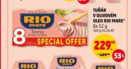 Tuňák v olivovém oleji Rio Mare
