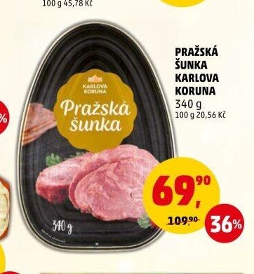 Pražská šunka Karlova Koruna