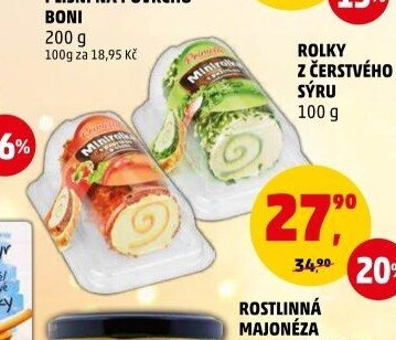 Rolky z čerstvého sýru