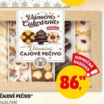 VÁNOČNÍ ČAJOVÉ PEČIVO PENAM