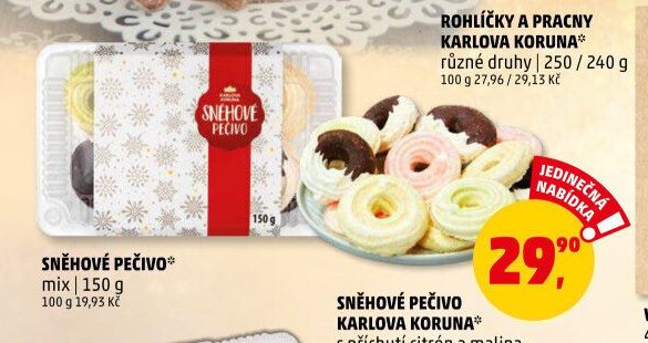 SNĚHOVÉ PEČIVO mix