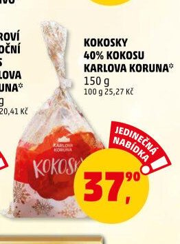 KOKOSKY 40% KOKOSU KARLOVA KORUNA