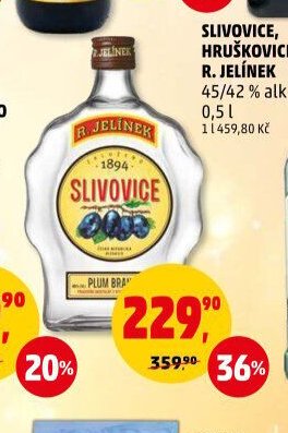 SLIVOVICE, HRUŠKOVICE R. JELÍNEK