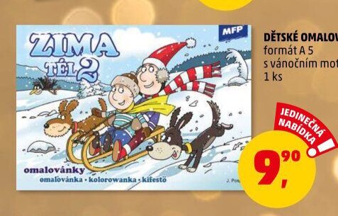 DĚTSKÉ OMALOVÁNKY