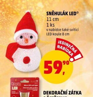 SNĚHULÁK LED