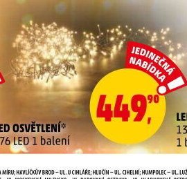 LED OSVĚTLENÍ 576 LED