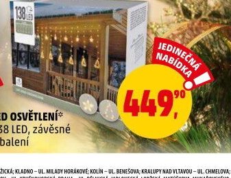 LED OSVĚTLENÍ 138 LED