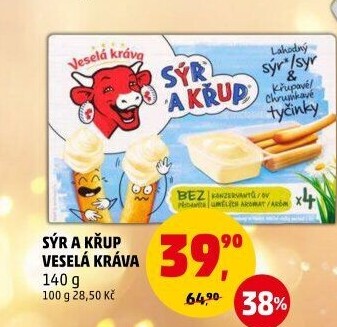 Sýr a křup Veselá kráva