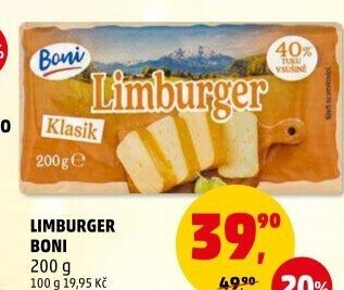 Sýr Limburger Boni