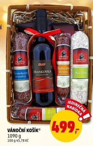 Vánoční košík Kmotr