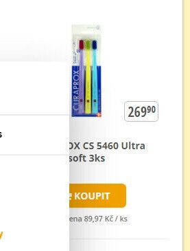 Curaprox CS 5460 Ultra soft 3ks