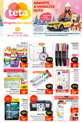 akční leták Teta drogerie 24.11.2022-5.12.2022