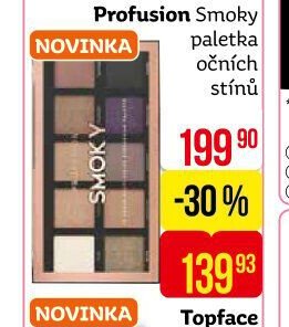 Profusion Smoky paletka očních stínů