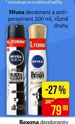 Nivea deodorant a antiperspirant 200 ml