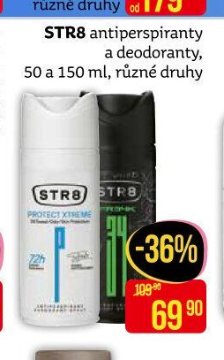 STR8 antiperspiranty a deodoranty