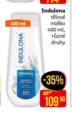 Indulona tělové mléko