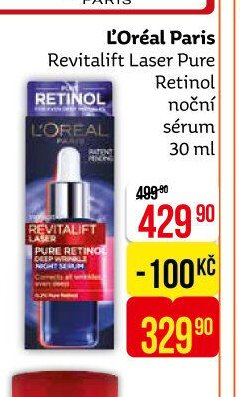 L'Oréal Paris Revitalift Laser Retinol noční sérum 30 ml